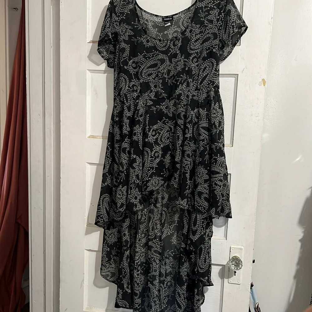Sheer High Low Top